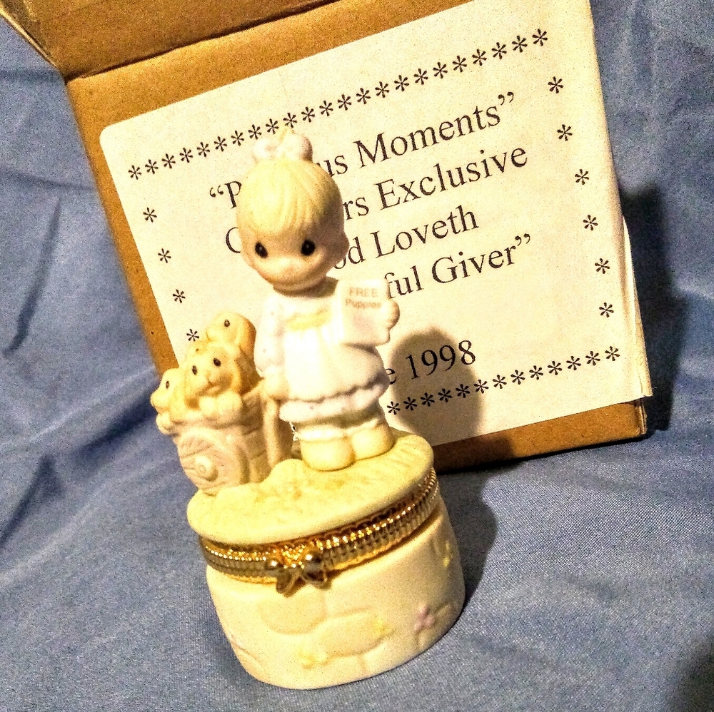 Precious Moments Hinged Box.